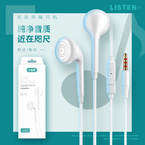 K06 Suitable oppo Android 3 5mm Xiaomi wired call listening song with Mai Ping ear mobile phone headset wholesale