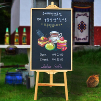 Magnet Bracket Small Blackboard Shop With Commercial Pendulum Stall Signs Vertical Billboard Handwritten Menu Display Cards