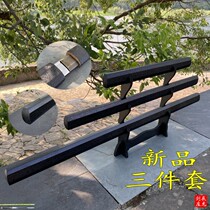  Longquan City sword integrated Tang Heng knife town house decoration collection high manganese steel treasure sword long cold weapon unopened blade