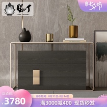 Holy Latin Italian entrance cabinet Modern light luxury bucket cabinet decorative cabinet Entrance entrance partition locker living room partition