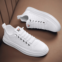 Suit Little White Shoe Men 100 lap spring 2022 new advanced senses Mens shoes Original sloth casual white board Shoe male