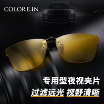 Polarized-light night vision glasses clip night driving at night dedicated Credit anti-glare glare high beam day and night