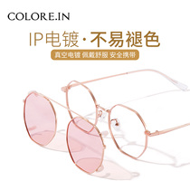 Myopia Sunglasses Clip female ultralight integrated clip driving special external fit hanging with degree polarized sunglasses