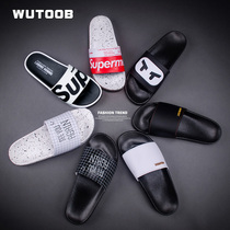 Slippers Male Summer Fashion Exterior Wearing Trendy Korean Version Personality Outdoor 2021 New Extra-large Code Net Red Word Drag Cool