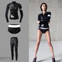 2mm diving suit female split suit long sleeve swimsuit snorkeling warm and cold-proof jellyfish deep diving wet clothes surf suit