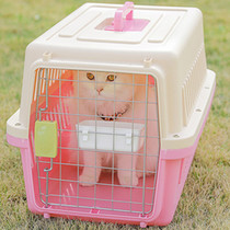 Pet flight box hanging bowl Bowl water bowl drinking fountain hanging bottle cat dog rabbit hamster cage delivery box puppet