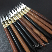 Jayme craftsman pen knife Handmade leather leather tools Leather cutting knife Carving knife Hollow knife