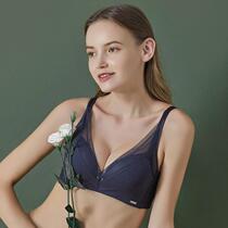 Core Milk Cotton No Steel Ring Gathering Adjustable Comfortable Thin Section Breathable Less Ladies Underwear Sexy Lace Beautiful Back Bra