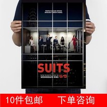 Gold Lawyer Season 5 Gabriel Macht Propaganda Decoration Illustrated 2