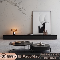 Nordic light luxury tea table TV cabinet combination set modern simple small apartment living room home bedroom floor cabinet