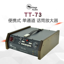 HA Heritage Audio TT-73 A polar single channel front microphone amplifier Portable phone amplifier