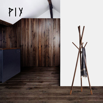PIY coat rack NUDE black walnut red dot art hanger Floor-to-ceiling bedroom household simple creative Nordic light luxury