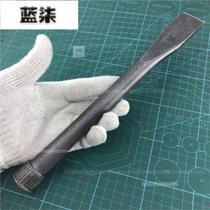 Flat shovel hammer head hairpin stone punch flat stone super hard drill chisel thread steel high elastic woodworking flat head