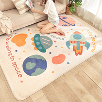 ins wind cartoon lamb suede rug drawing room tea table bedroom full of plush ground mat for home childrens room bedside blanket