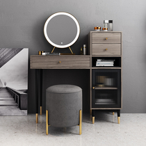 Nordic light luxury dressing table storage cabinet integrated Net red ins Wind small apartment bedroom multifunctional with light dressing table