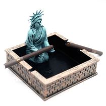 Creative American style Goddess of liberty ashtray Personality trend Home living room office atmosphere simple ashtray