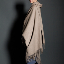 Winter oversized office air-conditioned wool shawl Cape cashmere shawl women Autumn Winter thick shawl big scarf