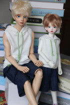 (Three-legged cat)bjd1 4 1 3 68 65 Uncle single sweater jeans Baseball cap Baseball suit jacket