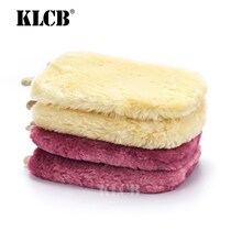 Car beauty car wash gloves double-sided thick plush car wipe bear paw anti-wool gloves waxing cleaning gloves