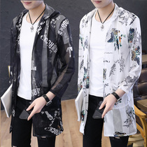 Summer mid-length sunscreen clothes 2021 new loose sunscreen clothes trend student windbreaker jacket mens jacket