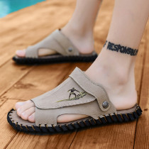 Men Sandals 2022 New Summer Non-slip Soft Bottom Driving Slippers male Chains casual Dual-use cool tug