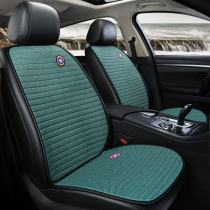 Car seat cushion Four Seasons General summer cloth linen breathable easy non-tie non-slip half pack small waist single piece seat cushion