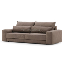 Italian light luxury sales building to negotiate sofa template room for leisure triple-person installation