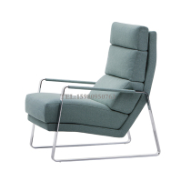 Light luxury single sofa chair modern model room living room leisure chair Italian hotel beauty salon business reception chair