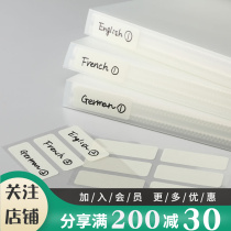 Japanese Stalogy and paper notes sticker sticker import office stationery white sticker round American sticker