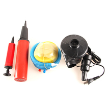 Convenient new large unisex type balloon swimming ring mount toy hand push foot step electric cylinder inflatable pump