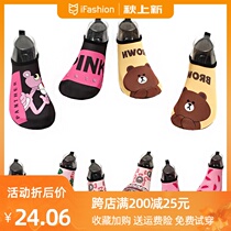 Sanya childrens sandals female summer seaside soft bottom diving snorkeling shoes non-slip swimming water shoes parent-child socks barefoot