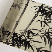 Xia Changqi Water breeze map Chinese painting Mei Lan bamboo chrysanthemum banner painting core decoration Copy wind bamboo ancient authentic copy of the original large