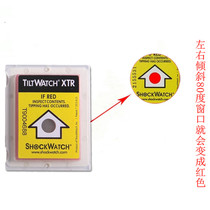 Import TILTWATCH anti-tilt label shakwatch import logistics transportation anti-dumping shock proof label