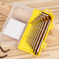 Hexagon wrench set Universal hexagonal wrench full set of 9-piece hexagonal wrench screwdriver combination Automatic