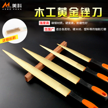 Gold file Woodworking file Hardwood rubbing knife Fine tooth hand file Mahogany plastic file grinding tool double-sided contusion