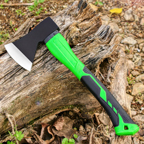 Axe Household chopping wood artifact Stainless steel All steel Outdoor chopping wood tools Woodworking small axe Large Kaishan tomahawk