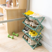 Shoe rack simple household door dormitory small mini storage installation free bedroom good-looking dust-proof narrow shoe cabinet