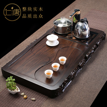 Ebony tea tray kung fu tea set home automatic water Tea Table kettle integrated induction cooker Tea Sea