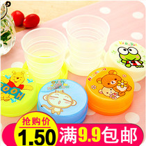 Outdoor portable retractable drinking water Cup travel foldable water cup kettle travel sports covered compressed Cup