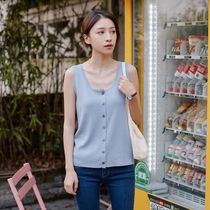 Plus fat plus size small camisole womens knitted outer wear inner wear belly cover ice silk top summer fat mm200 kg