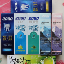 Korean original Aekyung 208 toothpaste Himalayan pure salt black charcoal mint lemon fresh breath bright white