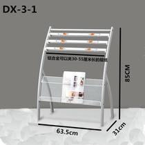 Newspaper rack magazine rack clip newspaper rack iron aluminum alloy Net column data rack advertising rack
