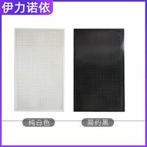 Cave plate punching plate round hole iron plate upper wall display shelf mobile phone accessories hardware tools custom thick hanging board