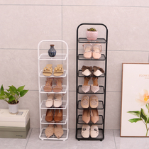 Shoe Shelf Home Doorway Simple Shoe Rack Small Narrow Containing God Instrumental Mesh Red Room Nice Looking Dormitory Small Shoe Rack Shoes Cabinet