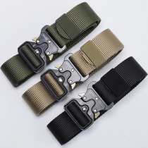 Cobra belt men and women tactical belt outdoor training waist seal special battle defensive belt canvas frog uniform military belt