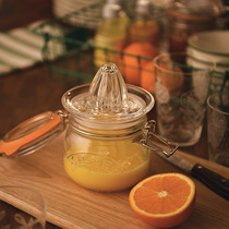 UK KILNER thickened glass lemon orange household manual squeeze juicer Orange juice juice sealed jar
