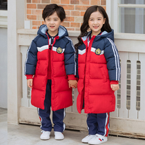 Kindergarten clothing autumn and winter clothing cotton-padded jacket primary school uniform plus velvet padded class clothing cotton children's class clothing English style