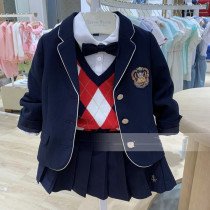 Teenieweenie Little Bear Girl dress girl Inn suit Spring and autumn jacket TKJK213871D