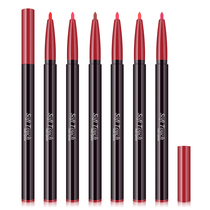 Automatic lip liner pen matte sketch lipstick bite lip makeup not decolorization waterproof girl beginner portable tool makeup