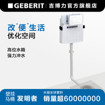 Geberit Giberi squat toilet Sigma hidden concealed water tank squat pit into wall hanging wall water tank household